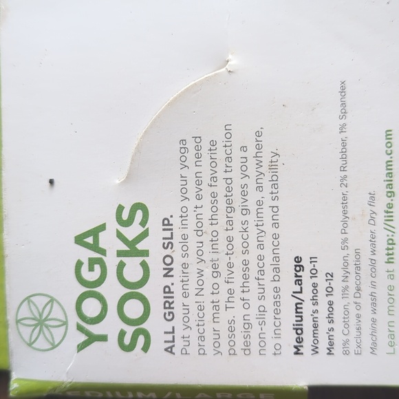 Gaiam Yoga socks - Picture 4 of 4